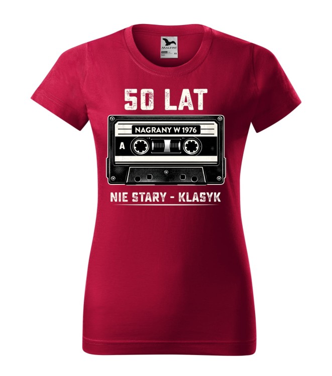 50 Kaseta t shirt Wmn Red B.jpg